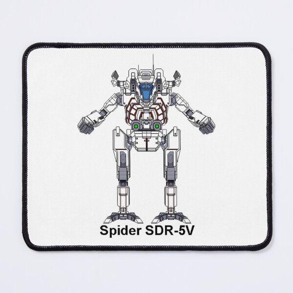 Item preview, Spider SDR-5V (White) - Inner Sphere BattleMech designed and sold by DagleysDesigns.