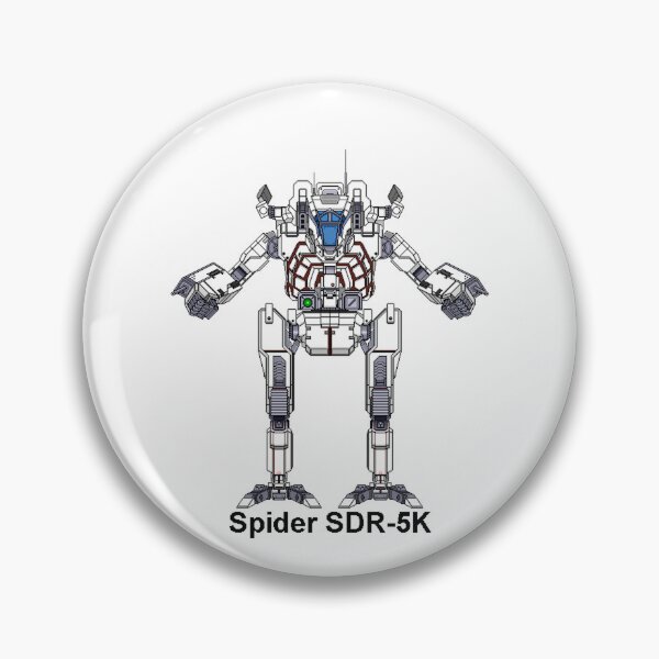 Item preview, Spider SDR-5K (White) - Inner Sphere BattleMech designed and sold by DagleysDesigns.