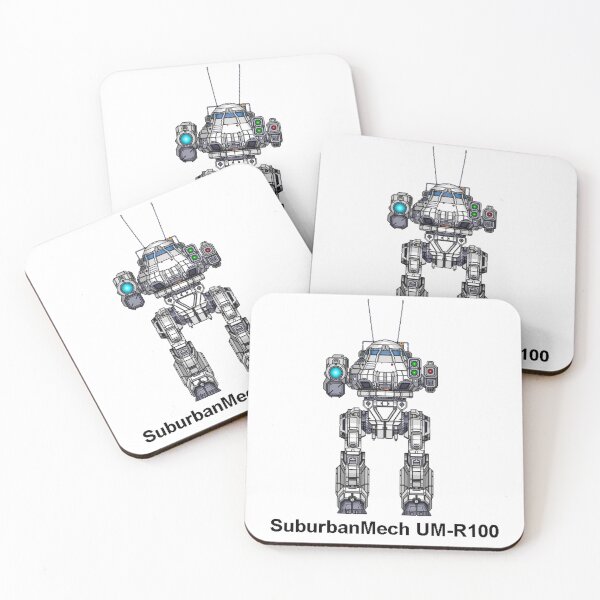 Item preview, SuburbanMech UM-R100 (White) - Inner Sphere BattleMech designed and sold by DagleysDesigns.