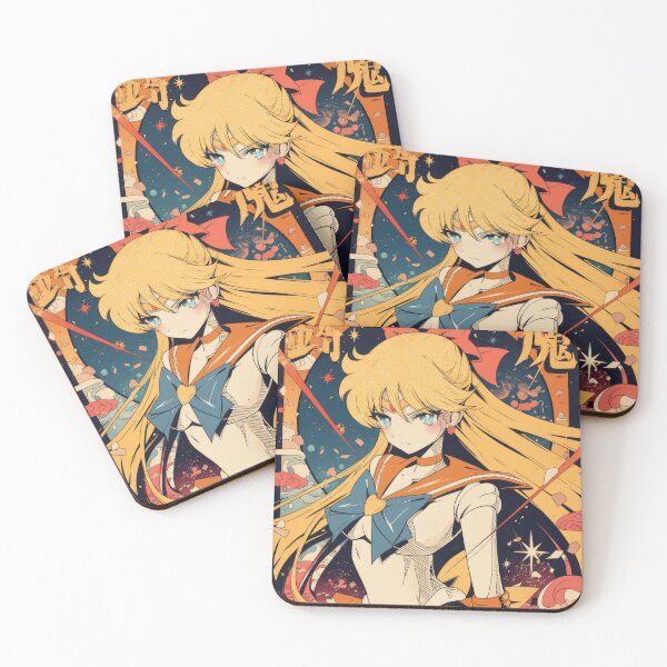 Item preview, Sailor Venus Retro Halftone Poster  designed and sold by AnimeArsenalPrints.