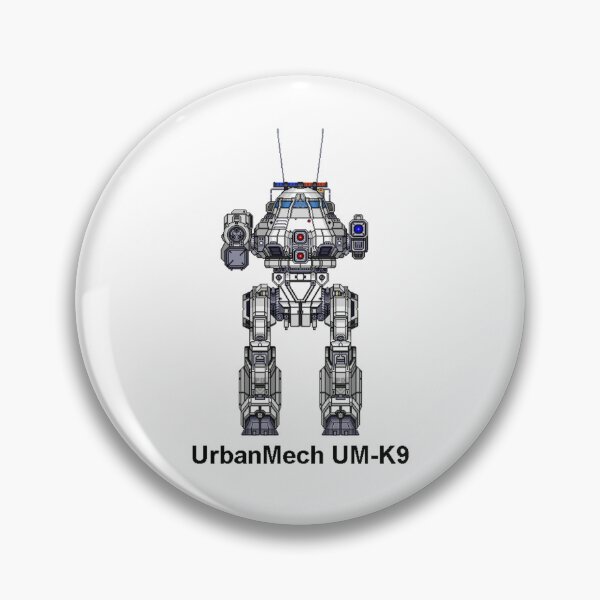 Item preview, UrbanMech UM-K9 (White) - Inner Sphere BattleMech designed and sold by DagleysDesigns.