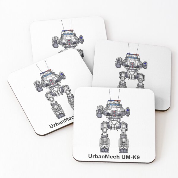 Item preview, UrbanMech UM-K9 (White) - Inner Sphere BattleMech designed and sold by DagleysDesigns.