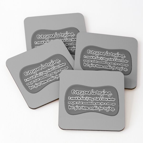Item preview, Everyone is trying theoretically, charcoal designed and sold by mntimg.