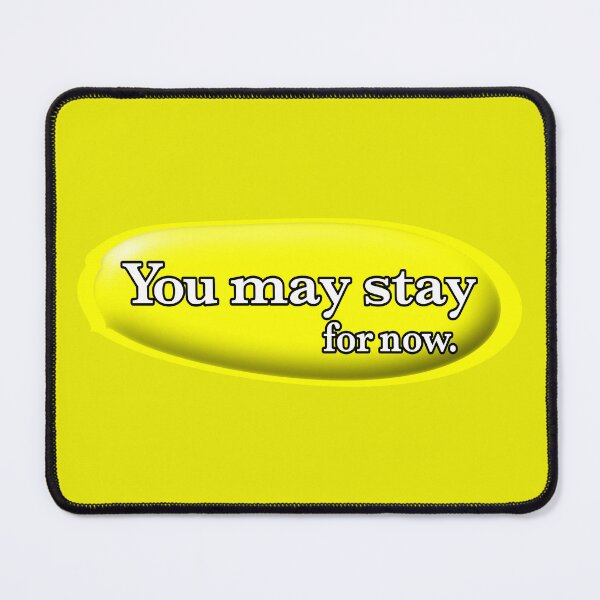Item preview, You may stay for now, yellow designed and sold by mntimg.