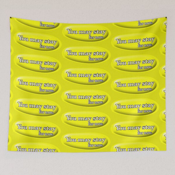 Item preview, You may stay for now, yellow designed and sold by mntimg.