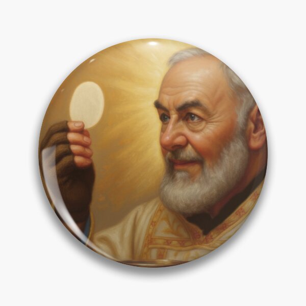 Item preview, Saint Padre Pio designed and sold by Claudia Bartoli-McKinney.