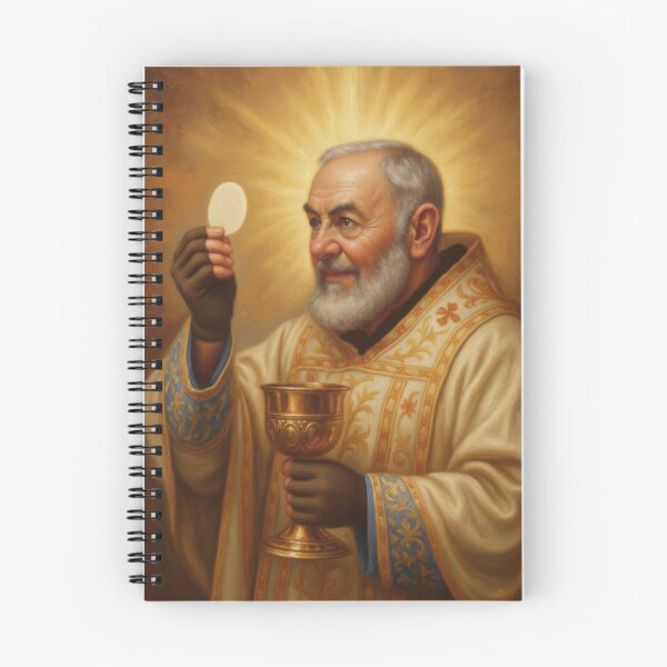 Item preview, Saint Padre Pio designed and sold by Claudia Bartoli-McKinney.