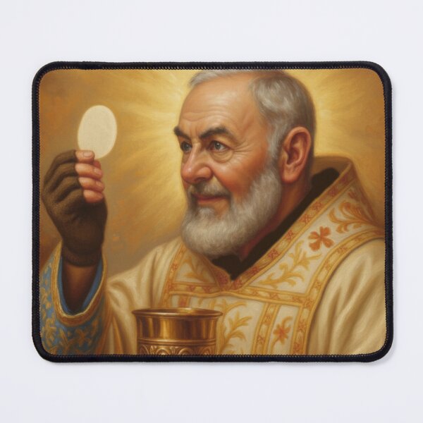 Item preview, Saint Padre Pio designed and sold by Claudia Bartoli-McKinney.