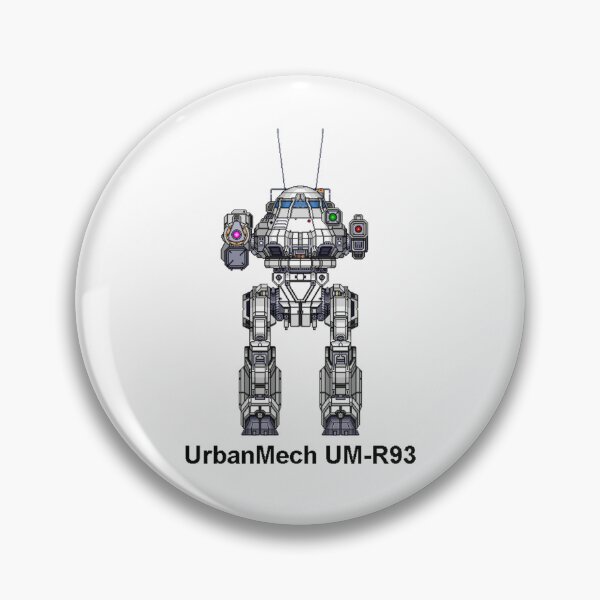 Item preview, UrbanMech UM-R93 (White) - Inner Sphere BattleMech designed and sold by DagleysDesigns.