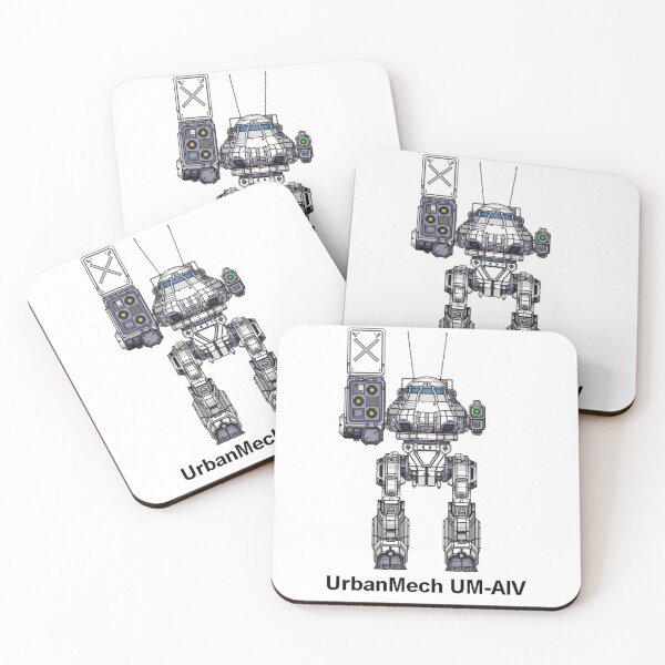 Item preview, UrbanMech UM-AIV (White) - Inner Sphere BattleMech designed and sold by DagleysDesigns.