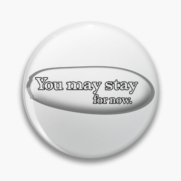 Item preview, You may stay for now, white designed and sold by mntimg.