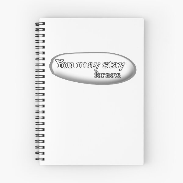 Item preview, You may stay for now, white designed and sold by mntimg.