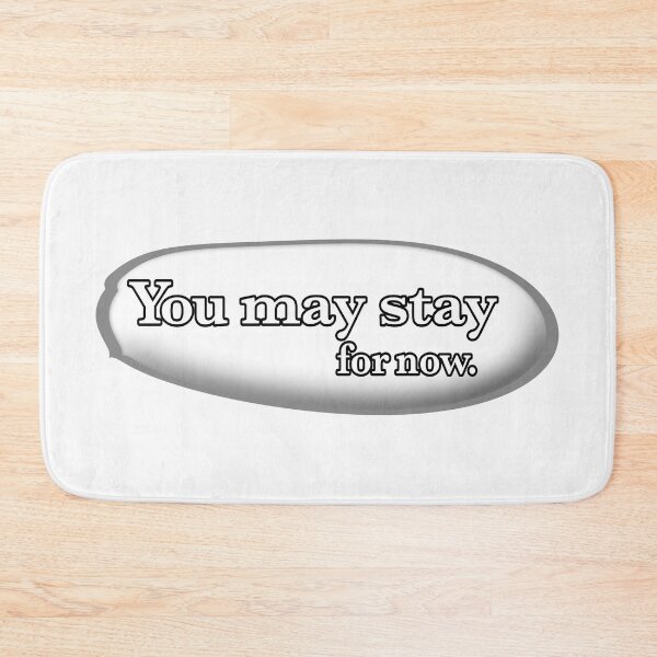 Item preview, You may stay for now, white designed and sold by mntimg.