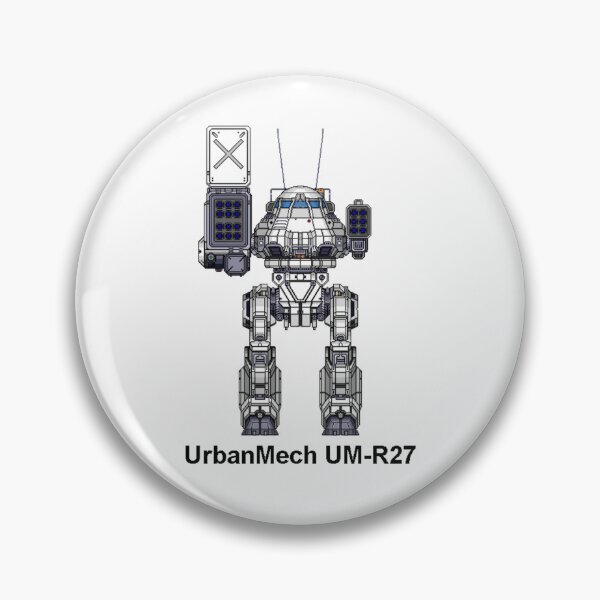 Item preview, UrbanMech UM-R27 (White) - Inner Sphere BattleMech designed and sold by DagleysDesigns.