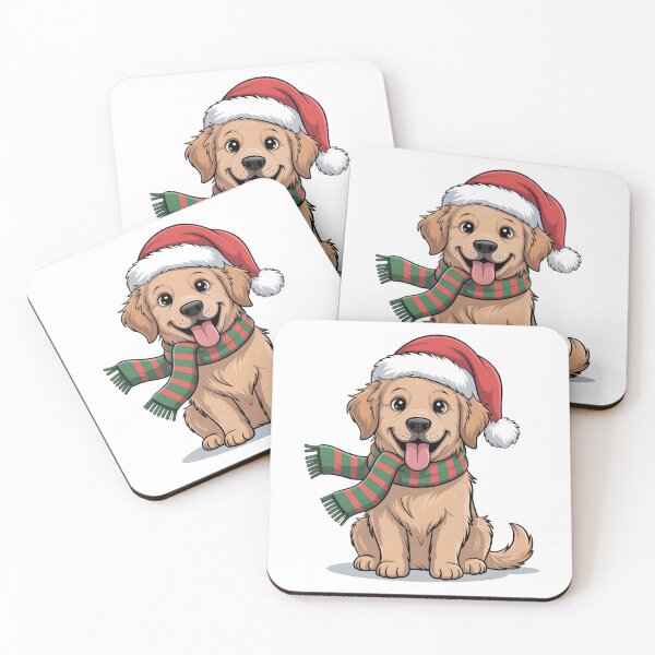 Item preview, Christmas Dog Wearing Santa  designed and sold by VETRO⭐.