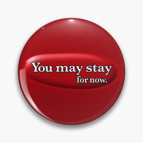 Item preview, You may stay for now, red designed and sold by mntimg.