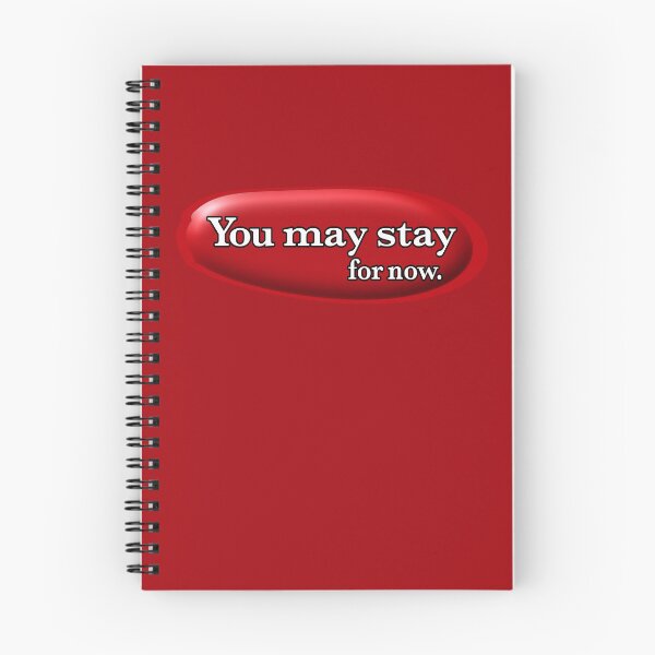 Item preview, You may stay for now, red designed and sold by mntimg.