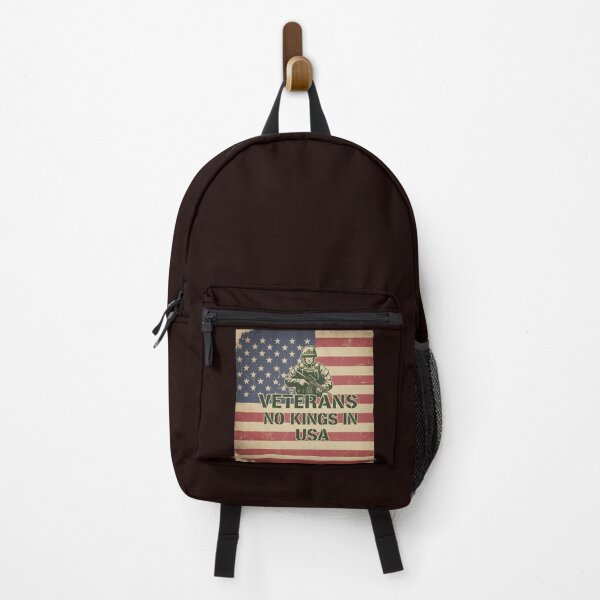 Item preview, VETERANS NO KINGS USA FLAG designed and sold by MA project.