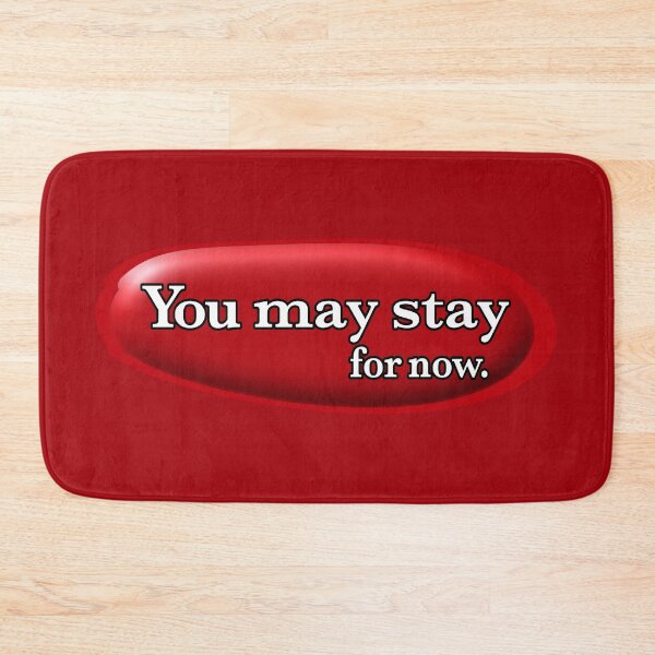 Item preview, You may stay for now, red designed and sold by mntimg.