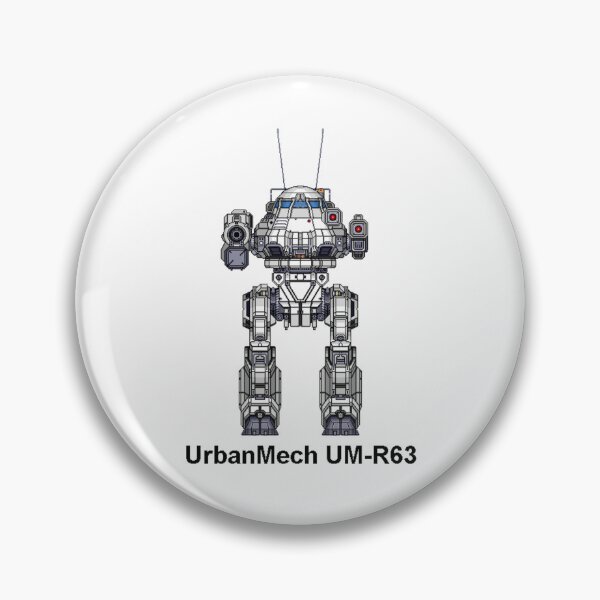 Item preview, UrbanMech UM-R63 (White) - Inner Sphere BattleMech designed and sold by DagleysDesigns.