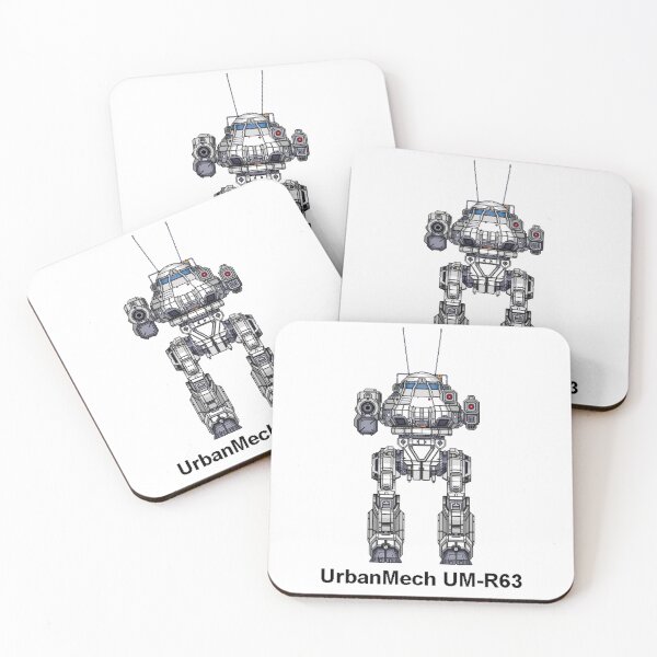 Item preview, UrbanMech UM-R63 (White) - Inner Sphere BattleMech designed and sold by DagleysDesigns.