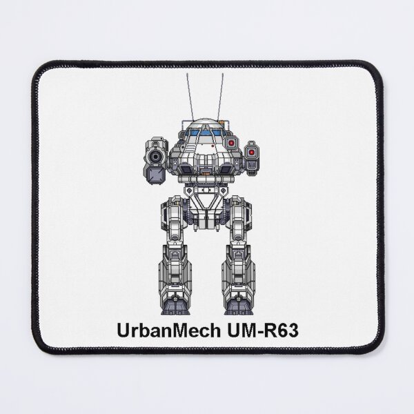 Item preview, UrbanMech UM-R63 (White) - Inner Sphere BattleMech designed and sold by DagleysDesigns.