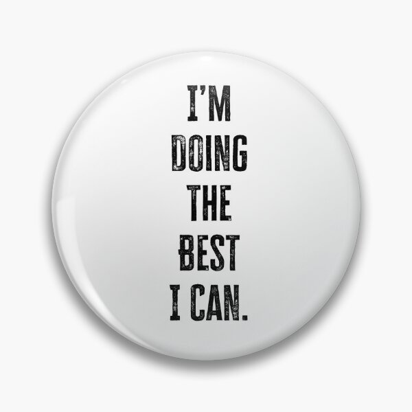 Item preview, I'm Doing The Best Apron, Positive Vibes Tee, Motivational T-Shirt designed and sold by VJ DESIGN WORKS.