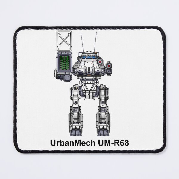 Item preview, UrbanMech UM-R68 (White) - Inner Sphere BattleMech designed and sold by DagleysDesigns.