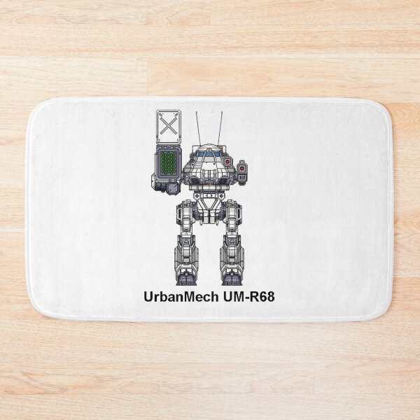 Item preview, UrbanMech UM-R68 (White) - Inner Sphere BattleMech designed and sold by DagleysDesigns.
