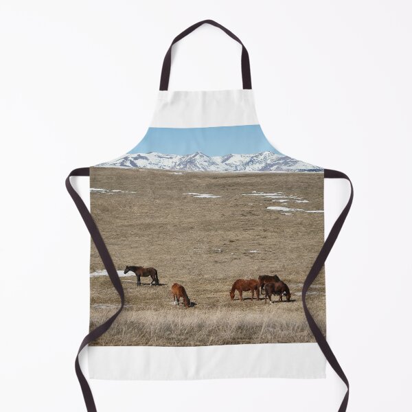 Item preview, Horses Grazing on a Mountain Hillside designed and sold by Vivar Photo.