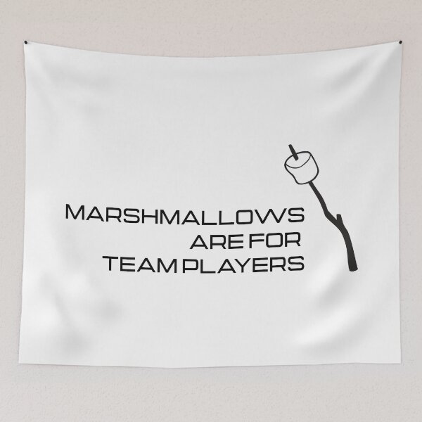 Item preview, Marshmallows Are For Team Players  designed and sold by Mercy Ray.