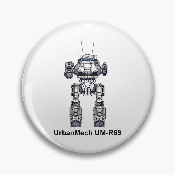 Item preview, UrbanMech UM-R69 (White) - Inner Sphere BattleMech designed and sold by DagleysDesigns.