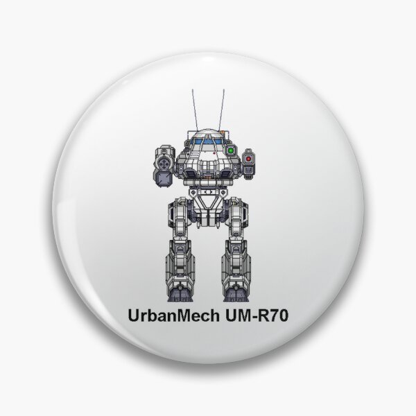 Item preview, UrbanMech UM-R70 (White) - Inner Sphere BattleMech designed and sold by DagleysDesigns.