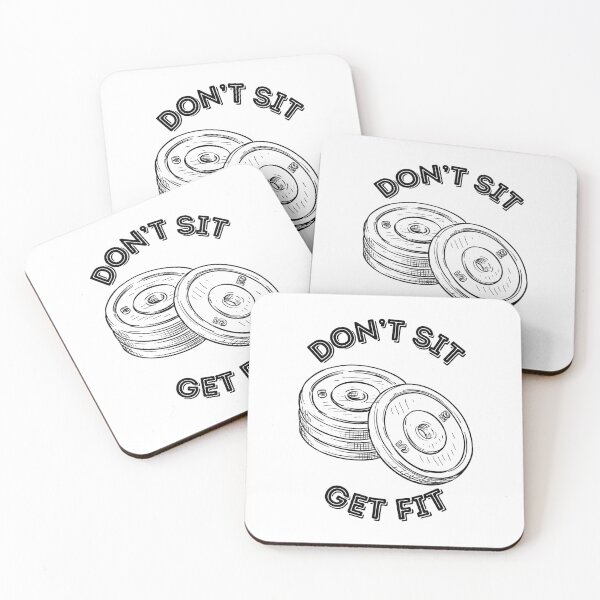 Item preview, DON'T SIT GET FIT designed and sold by proviax.