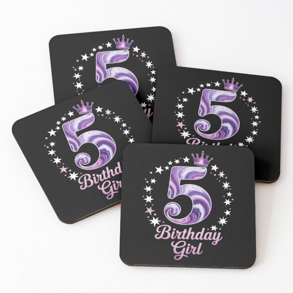 Item preview, Kids Birthday 5th Birthday Girl Birthday Party designed and sold by ValerieRodrigue.