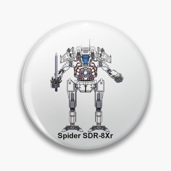 Item preview, Spider SDR-8Xr (White) - Inner Sphere BattleMech designed and sold by DagleysDesigns.