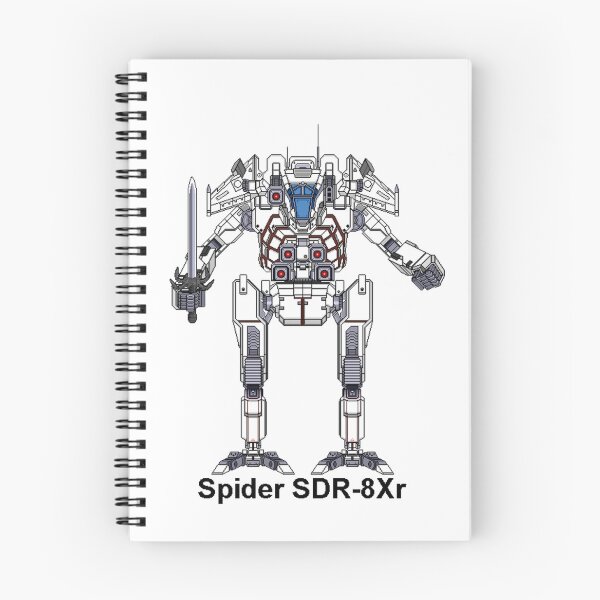 Item preview, Spider SDR-8Xr (White) - Inner Sphere BattleMech designed and sold by DagleysDesigns.