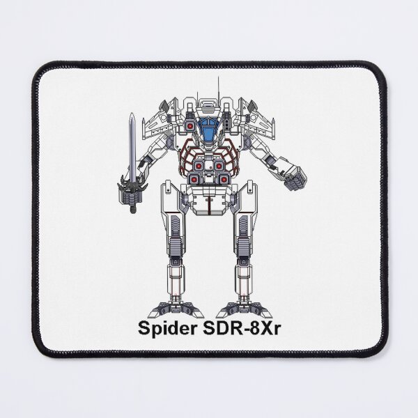 Item preview, Spider SDR-8Xr (White) - Inner Sphere BattleMech designed and sold by DagleysDesigns.