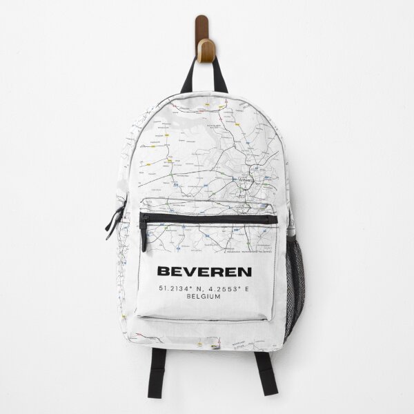 Item preview, Beveren Belgium Map | Minimalist Modern Street Map Poster designed and sold by RM-Journey.