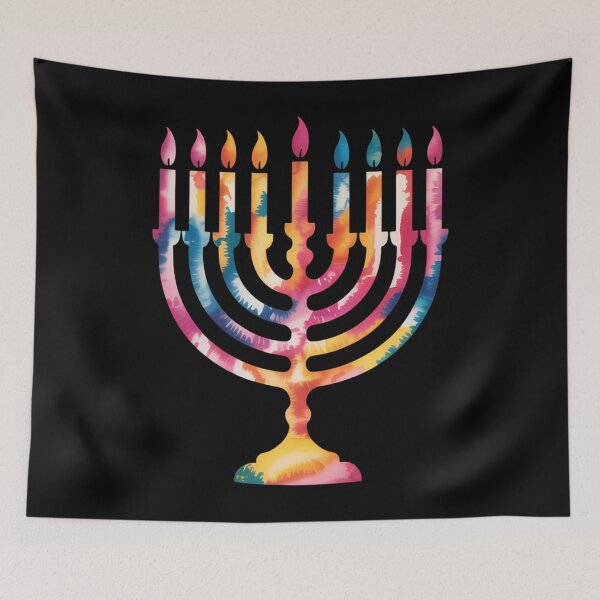 Item preview, Beautiful Hanukkah Menorah Happy Hanukkah designed and sold by ValerieRodrigue.