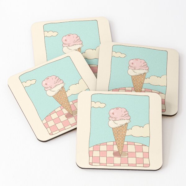 Item preview, Retro Ice Cream | Cute Vintage Pastel Illustration designed and sold by Sang--A.