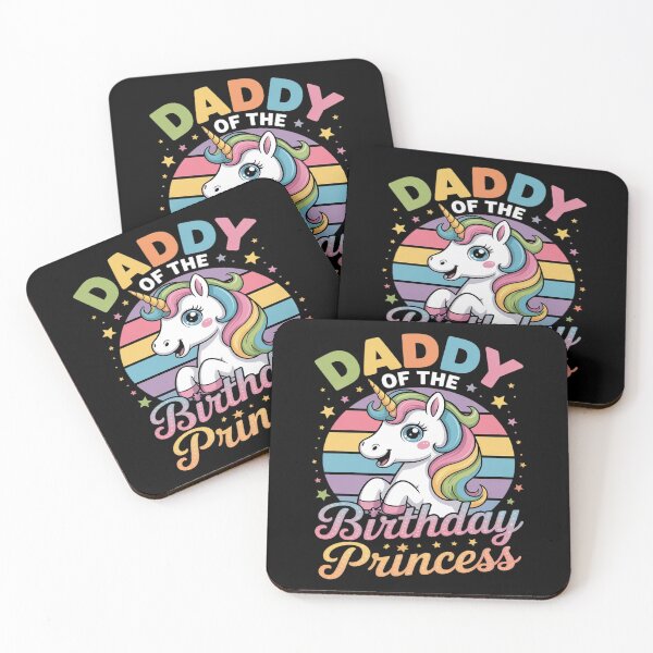 Item preview, Daddy Of The Birthday Princess Unicorn Matching Family designed and sold by tabdejinti.