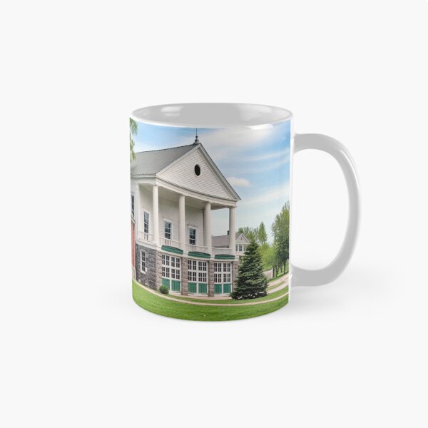 Item preview, Ayuntamiento y estación de bomberos de estilo dual con arquitectura colonial y de ladrillo designed and sold by plugsnpixels.