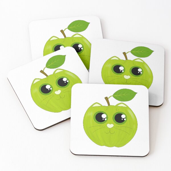 Item preview, Green Apple Cat designed and sold by ensdraws.