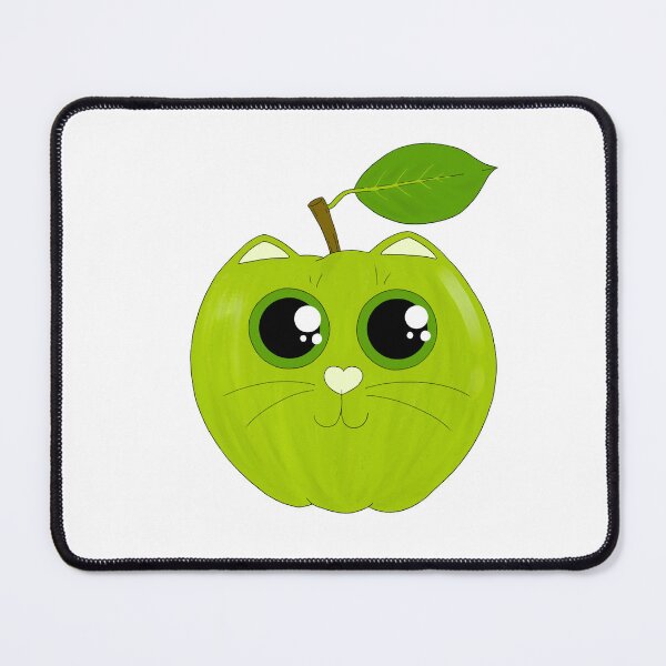 Item preview, Green Apple Cat designed and sold by ensdraws.