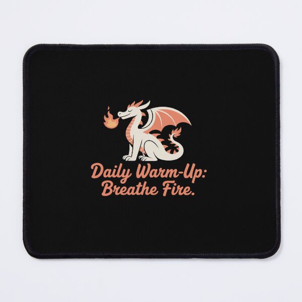 Item preview, Daily Warm Up Breathe Fire Dragon & Unicorn Fantasy designed and sold by tabdejinti.