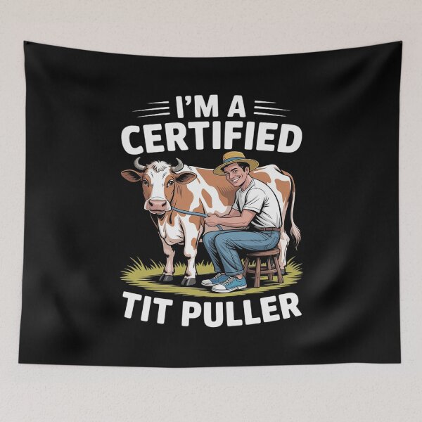 Item preview, Dairy Farmer & Cow Milker, Dairy Cow & Milk Cow designed and sold by tabdejinti.