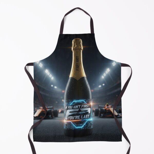 Item preview, F1 Champion's Spirit: "If You Ain't First, You're Last" Motivational Tee designed and sold by Fumoria.