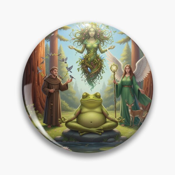 Item preview, Sitting Frog designed and sold by LindaPhelpsArt.
