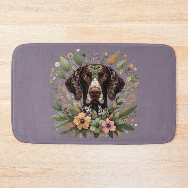 Item preview, German Shorthaired Pointer Dog Botanical Nature Art Illustration1 designed and sold by BirdsnStuff.